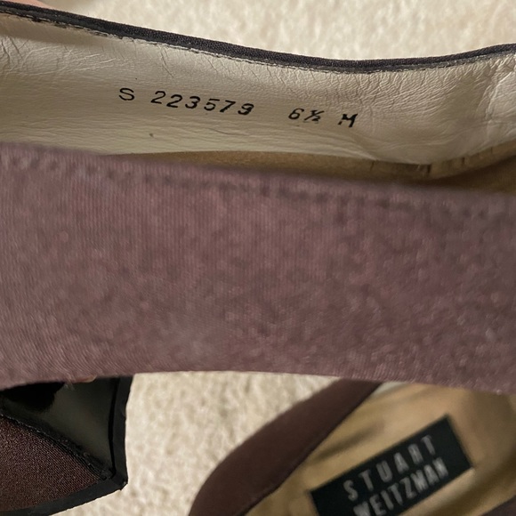 Stuart Weitzman vintage brown heels size 6.5 - Picture 5 of 6